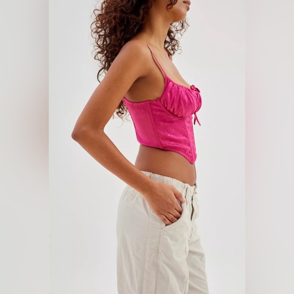 Urban Outfitters Out From Under Devon Satin Corset - Picture 3 of 11